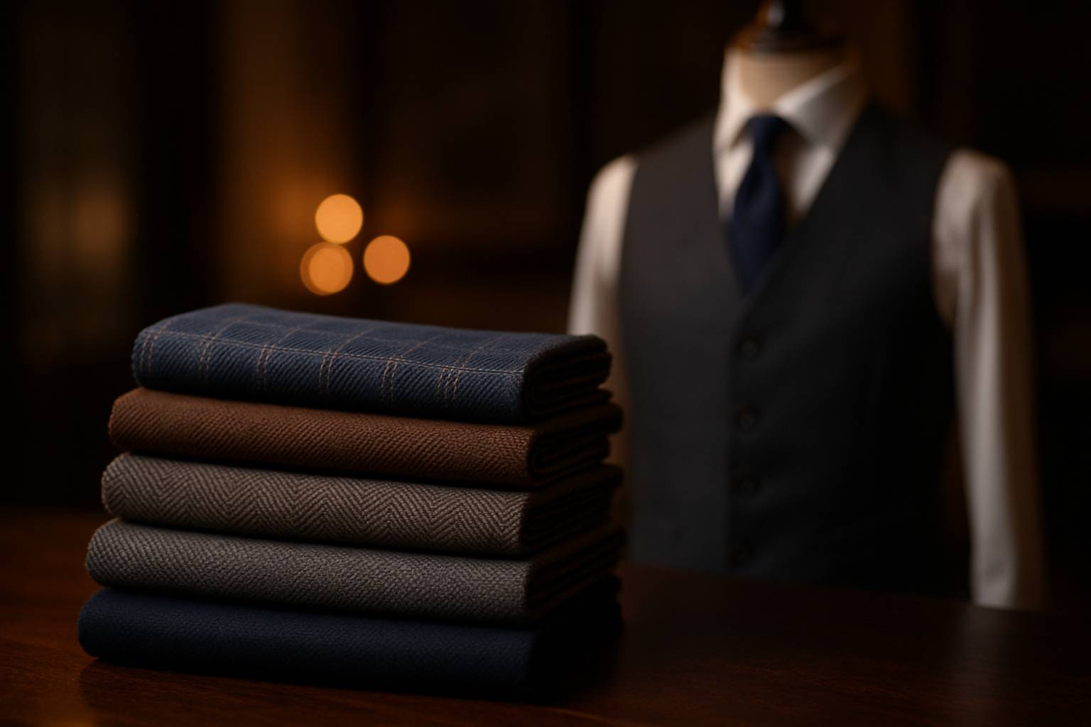 5 tissus incontournables pour un gilet de costume réussi