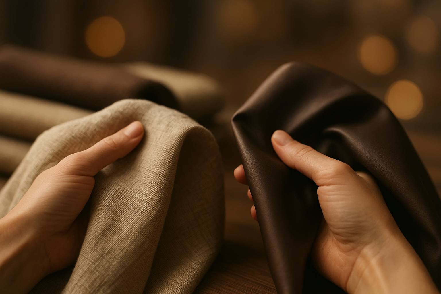 Tissus naturels vs synthétiques : lequel privilégier selon vos créations ?